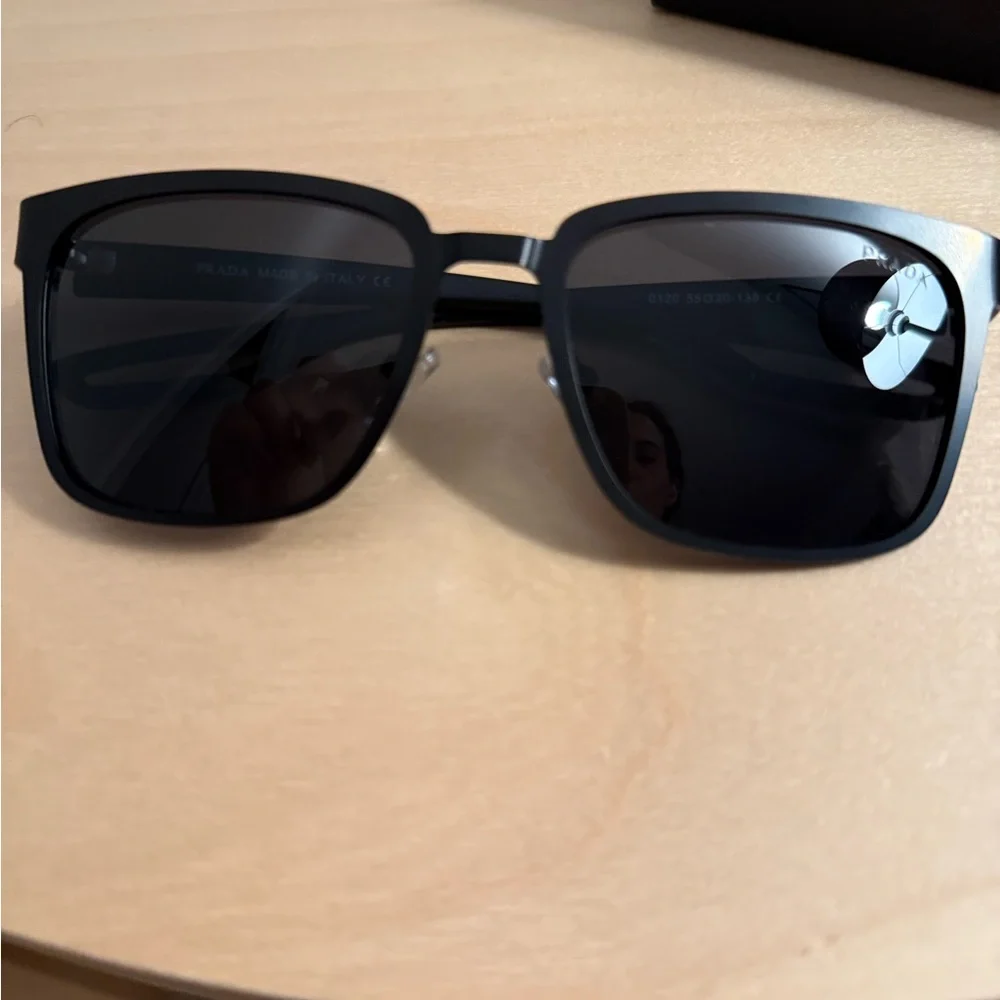 PRADA Black Square Sunglasses - Picture 2 of 8